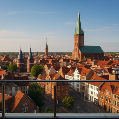 Ophold på 4* Hotel Vier Jahreszeiten i Lübeck