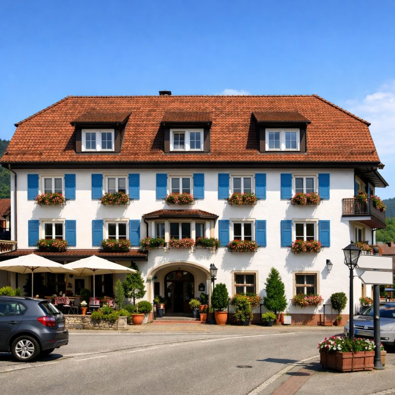 Ophold på Hotel-Gasthaus Krone i den romantiske Schwarzwald
