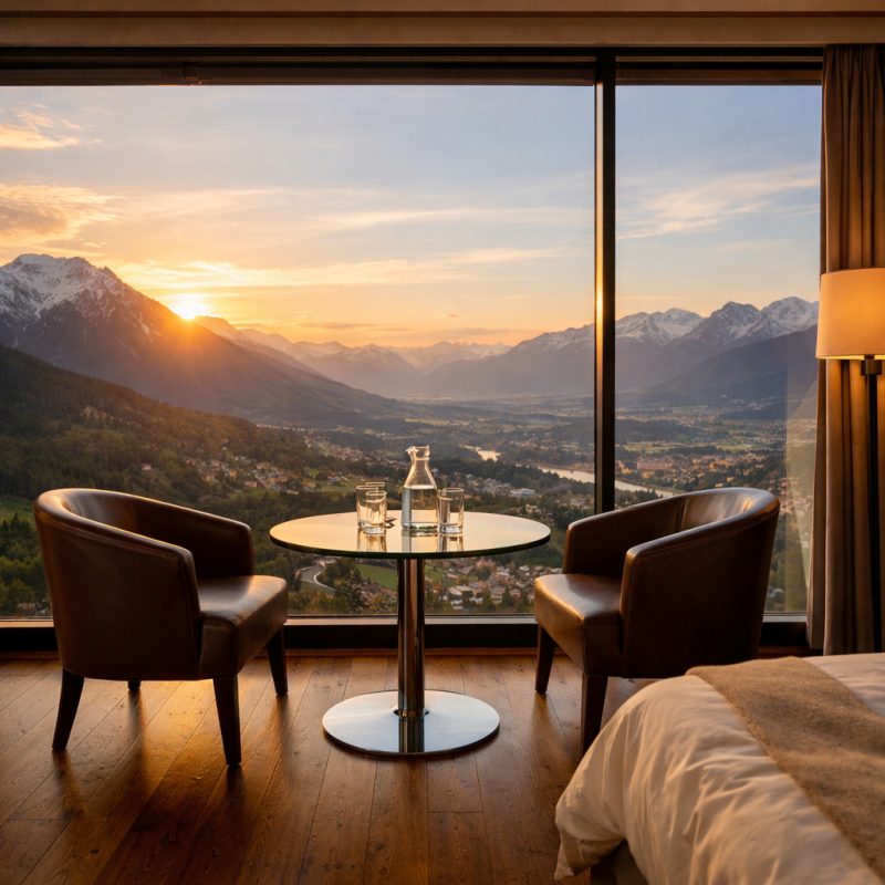 Ophold på Parkhotel Hall Tirol med naturoplevelser i Tyrol