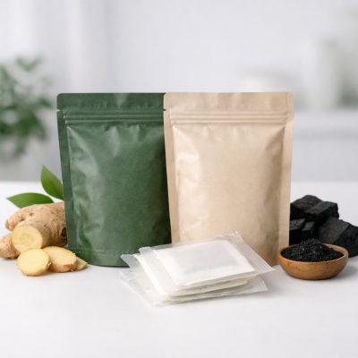 Fodplastre med naturlige ingredienser til afslapning og pleje