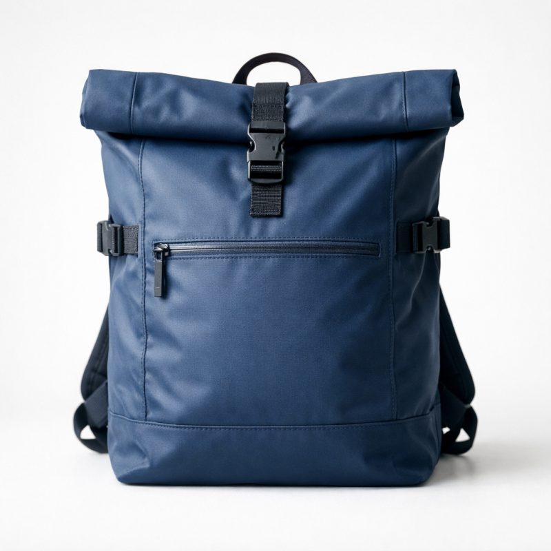 Let vandafvisende rolltop-rygsæk til hverdag og rejser