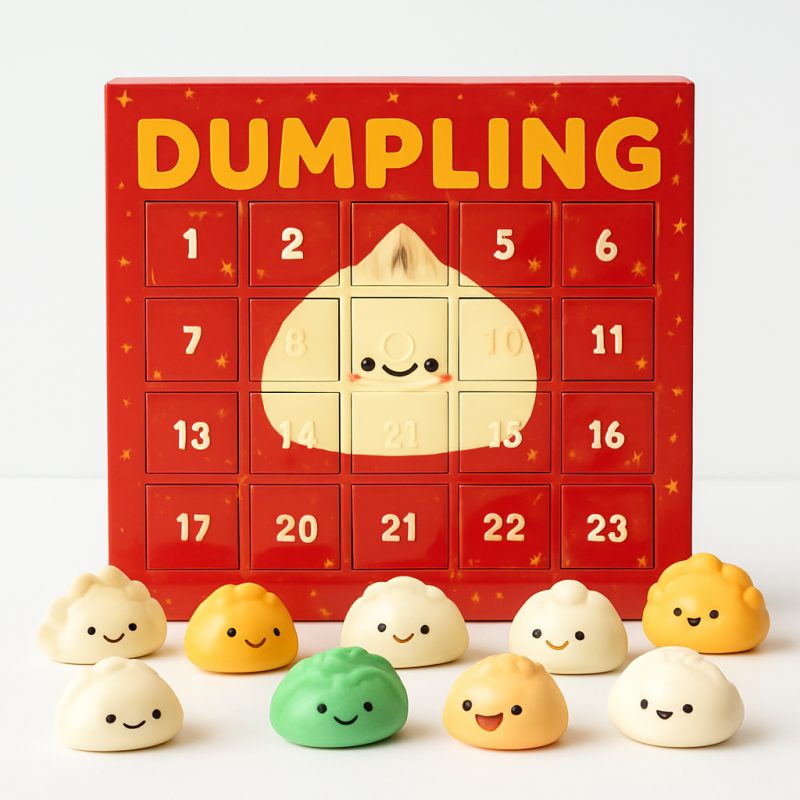 Dumpling-julekalender med 24 overraskelser til jul