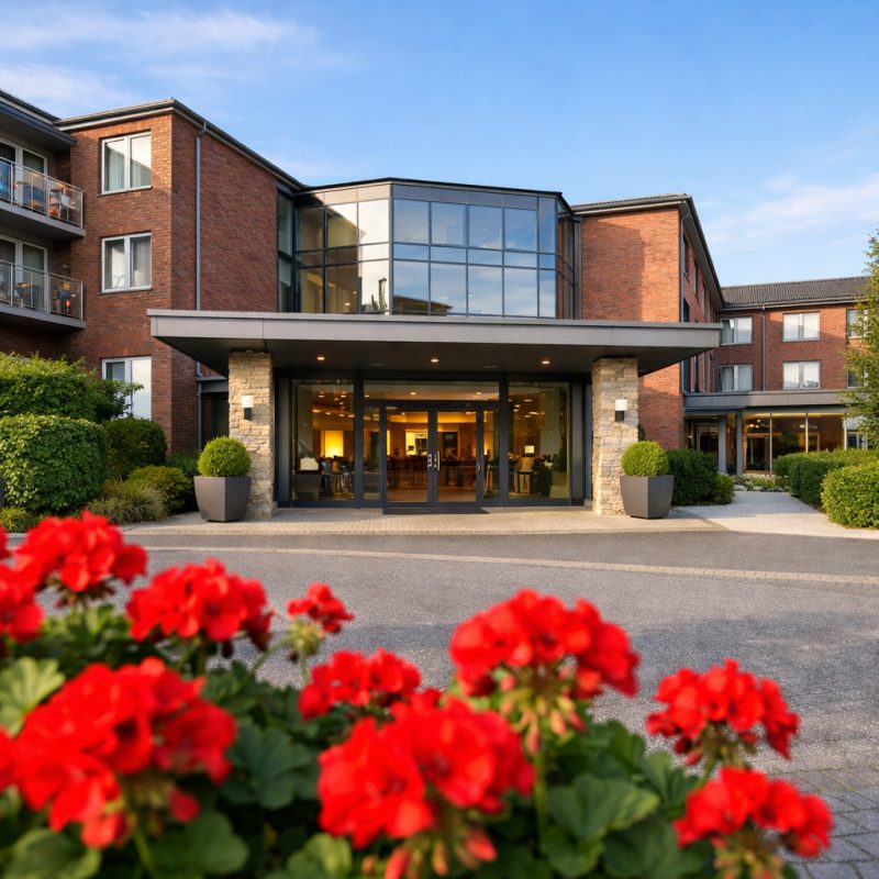 Ophold med morgenmad på Hotel Heidehof i Büdelsdorf