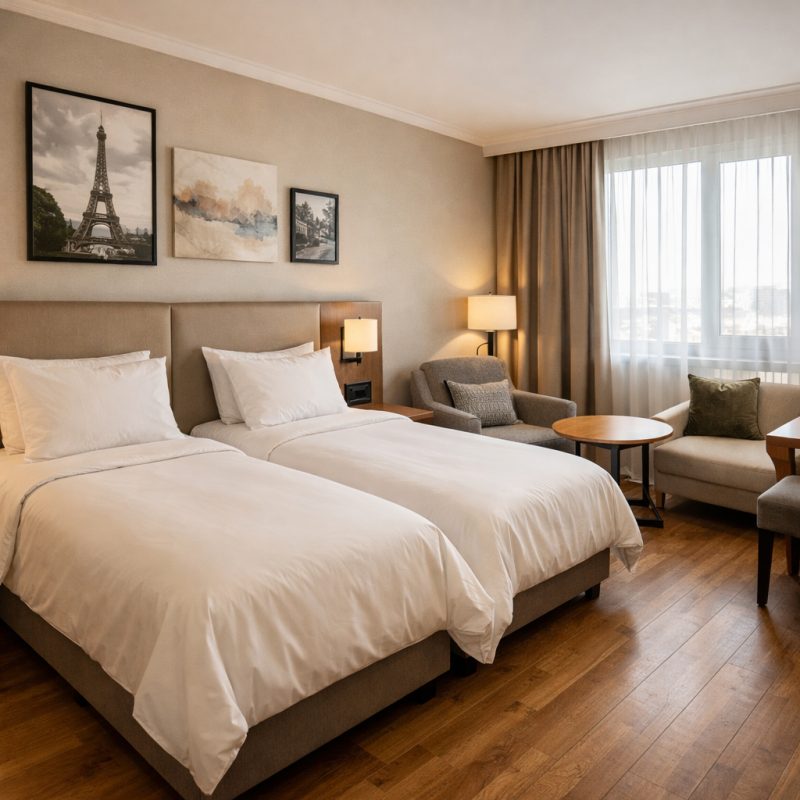 Stilfuldt ophold med morgenbuffet på Mercure Paris Saint-Ouen