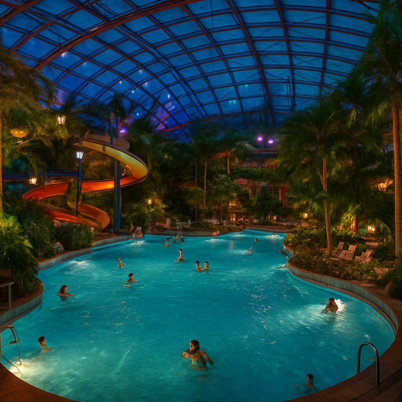 Ophold med morgenmad på Therme Erding i Erding