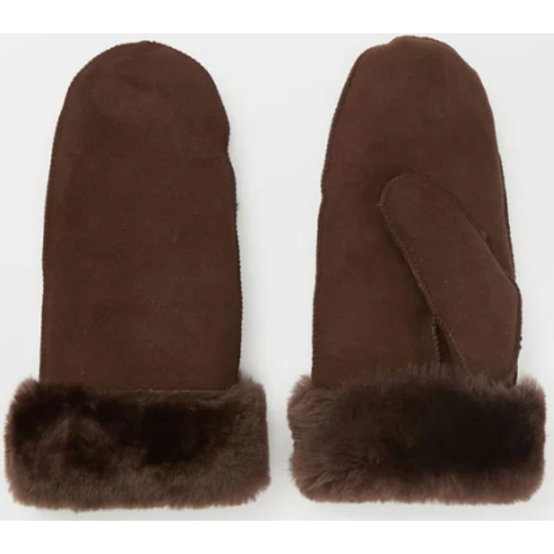 Becksöndergaard Doa Shearling Mitten - Chocolate Torte