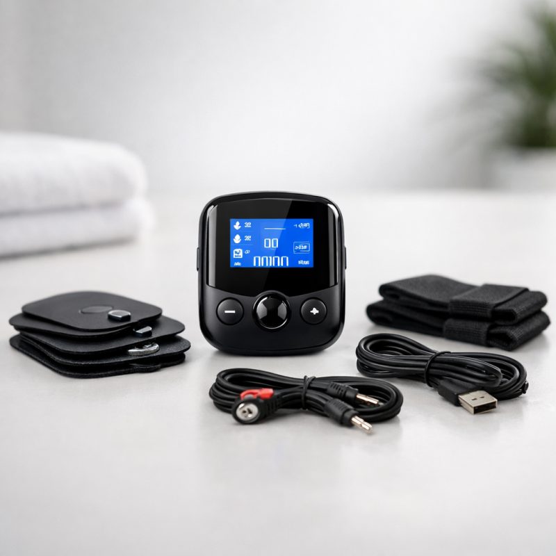 EMS muskelstimulator til smertelindring og afslapning