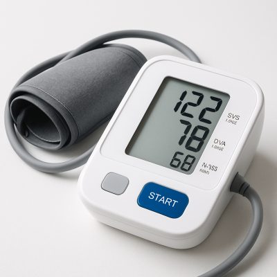 Fuldautomatisk blodtryksmåler med stemmefunktion