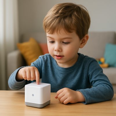 AI-styret termisk printer til børn med stemmestyring