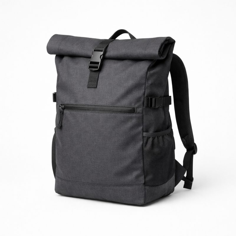 Let og vandafvisende rolltop-rygsæk til hverdag og rejser