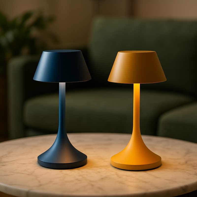 Trådløs bordlampe med lysindstillinger i mange farver