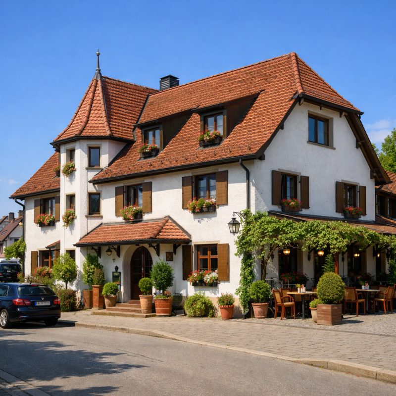 Ophold med morgenmad på Hotel-Gasthaus Krone i Bötzingen