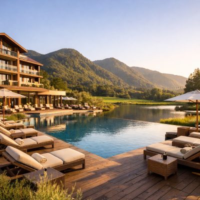 Luksuriøst ophold med wellness på Green Lake Hotel Weiher i Pfalz