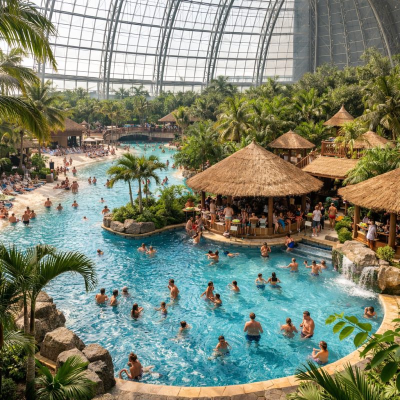 Ophold i Tropical Islands i Krausnick - Europas tropiske paradis