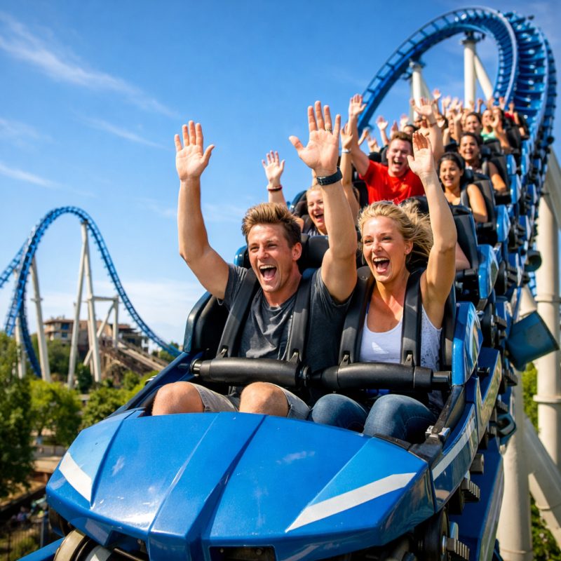 Ophold for 2 på Heide Park med morgenmad og aftensmad