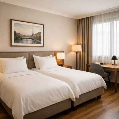 Stilfuldt ophold på Mercure i Saint-Ouen nær Paris