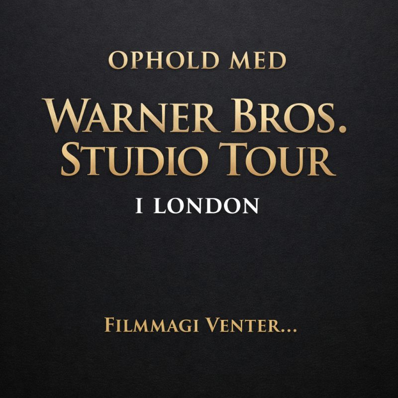 Ophold med Warner Bros. Studio Tour i London