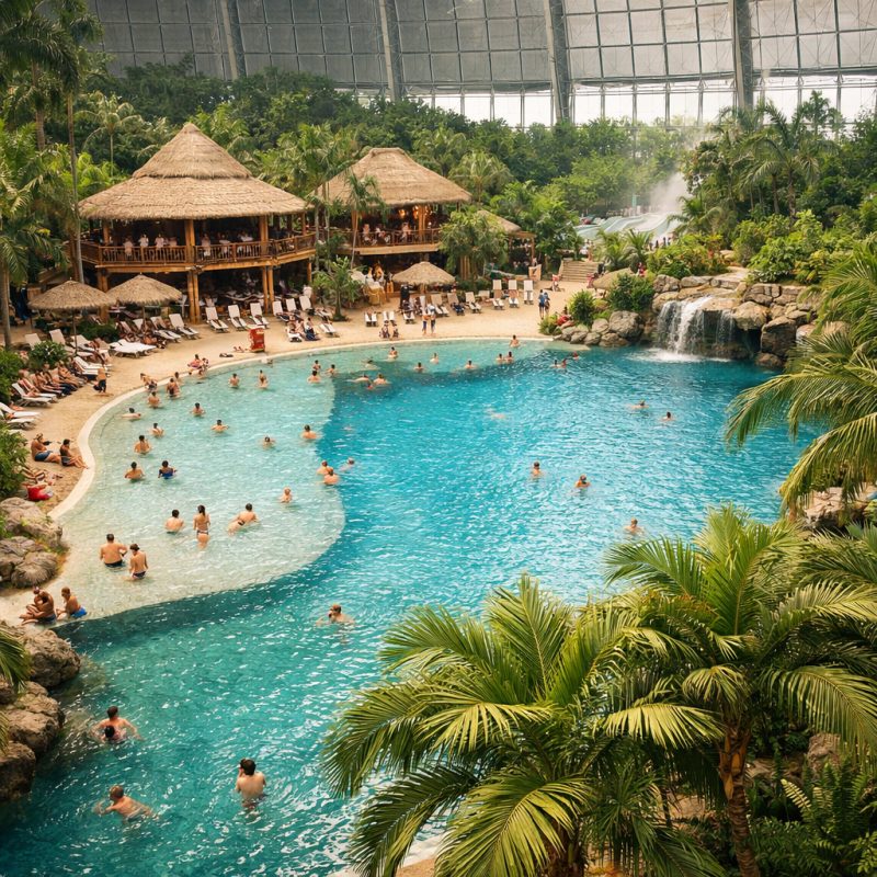 Ophold i Europas største tropeverden - Tropical Islands