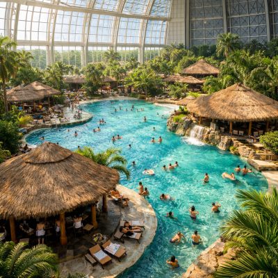 Ophold på Tropical Islands med overnatning i tropisk paradis