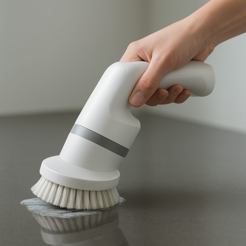 Swift Scrub - Trådløs og letvægts rengøringsmaskine med vibration, sonisk effekt og skafttilkobling til alle overflader