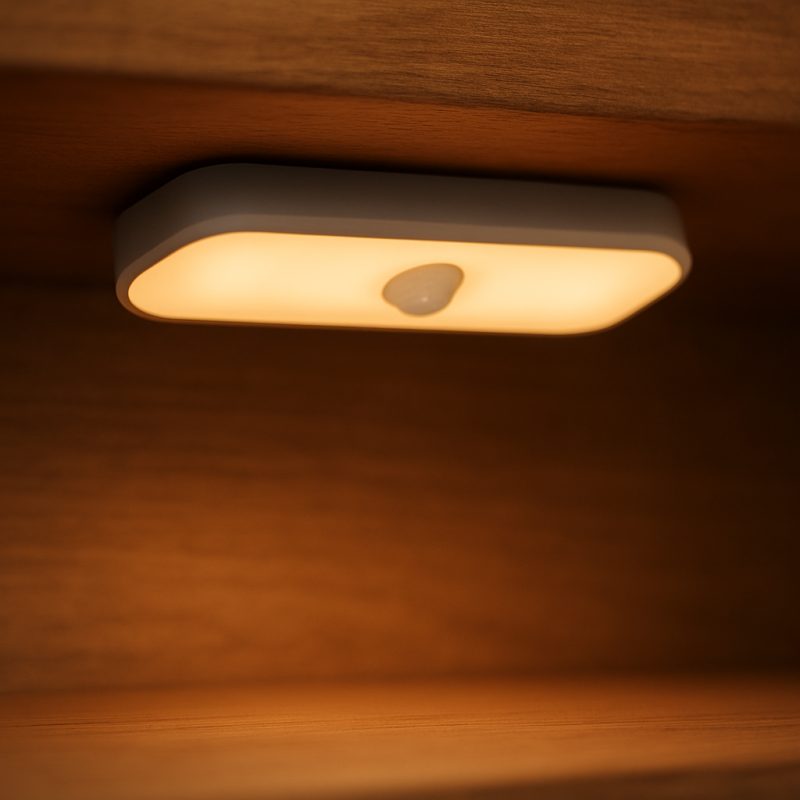 Genopladelige bevægelsessensor-lamper til køkken og garderobe