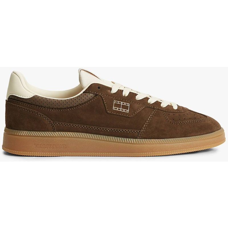 Tommy Hilfiger The Greenwich Edge Suede Trainers - Brown