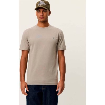 Les Deux Norregaard Contrast T-Shirt - Laurel Oak Sand