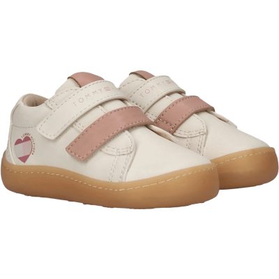 Tommy Hilfiger Mid Cut Velcro Sneaker - White