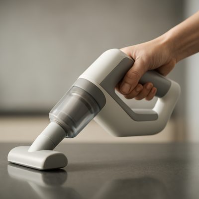 Swift Scrub - Trådløs og letvægts rengøringsmaskine med vibration, sonisk effekt og skafttilkobling til alle overflader