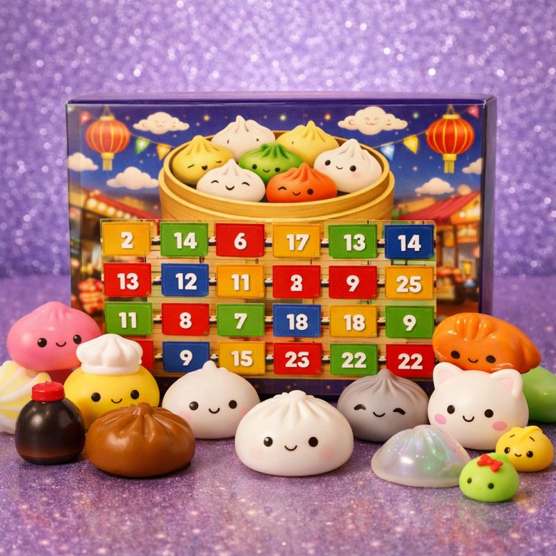 Squishy Dumpling-julekalender med 24 overraskelser