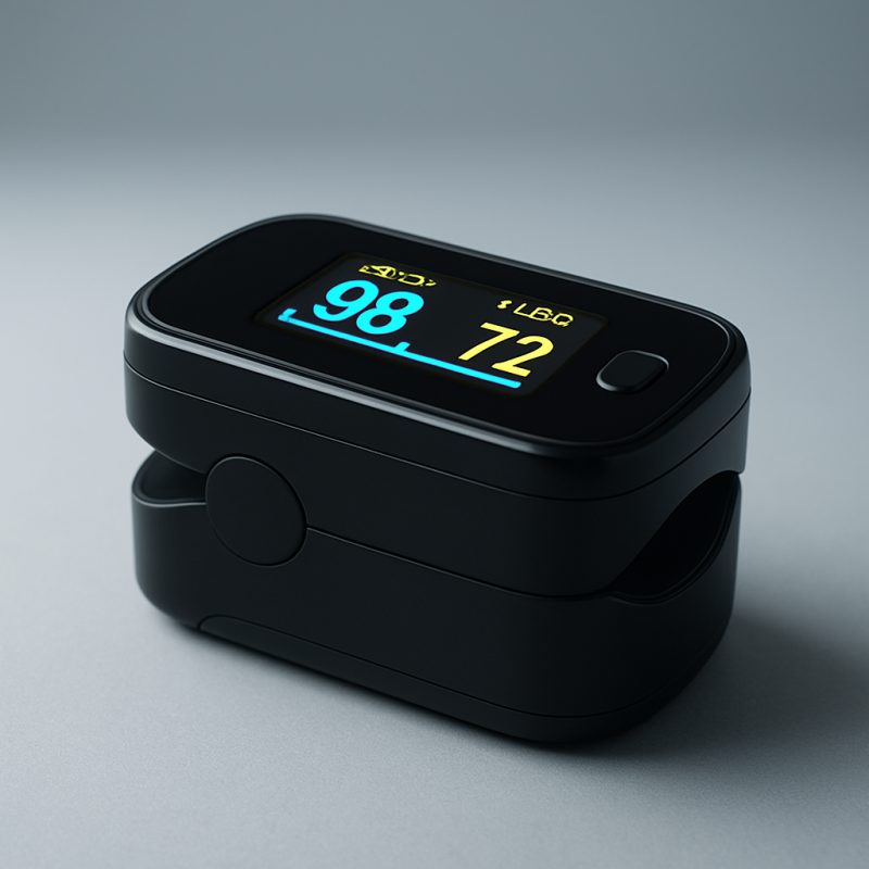 Pulsoximeter med OLED-display - praktisk sundhedsværktøj