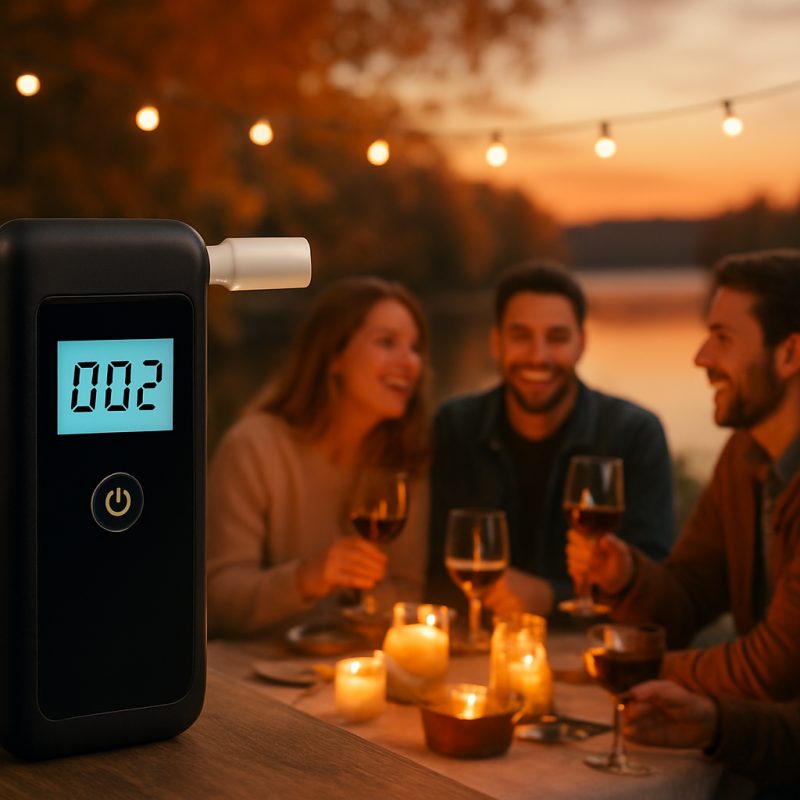 Alkoholmåler, der giver hurtig alkoholdetektion, så du får besked med det samme uden at skulle vente.