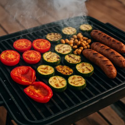5 Teflon grillmåtter - slip for rengøring af grillen