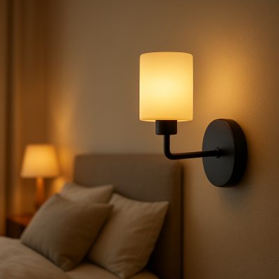 Automatisk lampe med lyssensor og fjernbetjening til dit hjem