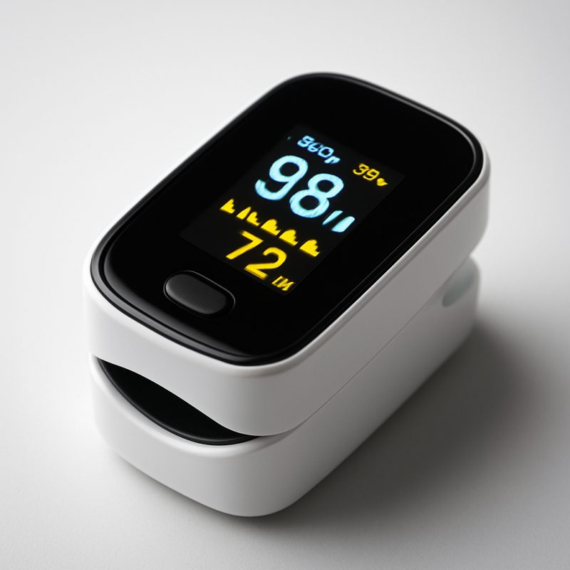 Pulsoximeter med OLED-display - praktisk sundhedsværktøj