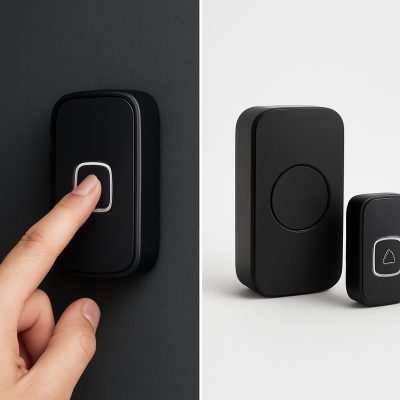 Trådløs dørklokke med fjernbetjening - vandtæt og smart