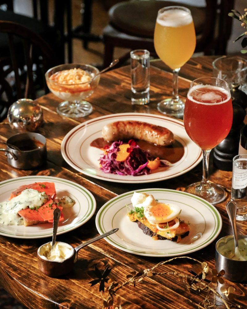 Juleplatte hos Ewalds Brasserie på Frederiksberg