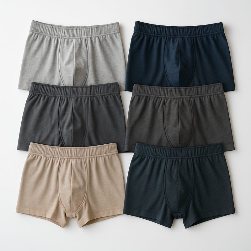 Bløde bambusfiber-boxershorts til mænd - vælg 3 eller 6 par