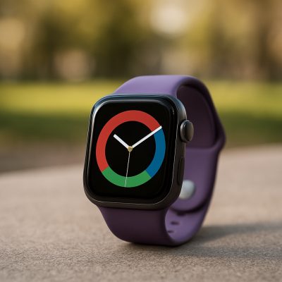 Vandtæt smartwatch med fitness tracker og pulsmåling