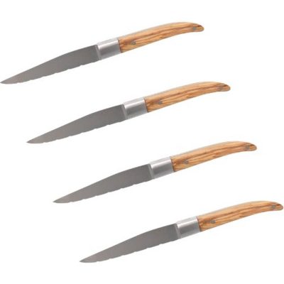 Laguiole Heritage Knive Oliven 4 Stk
