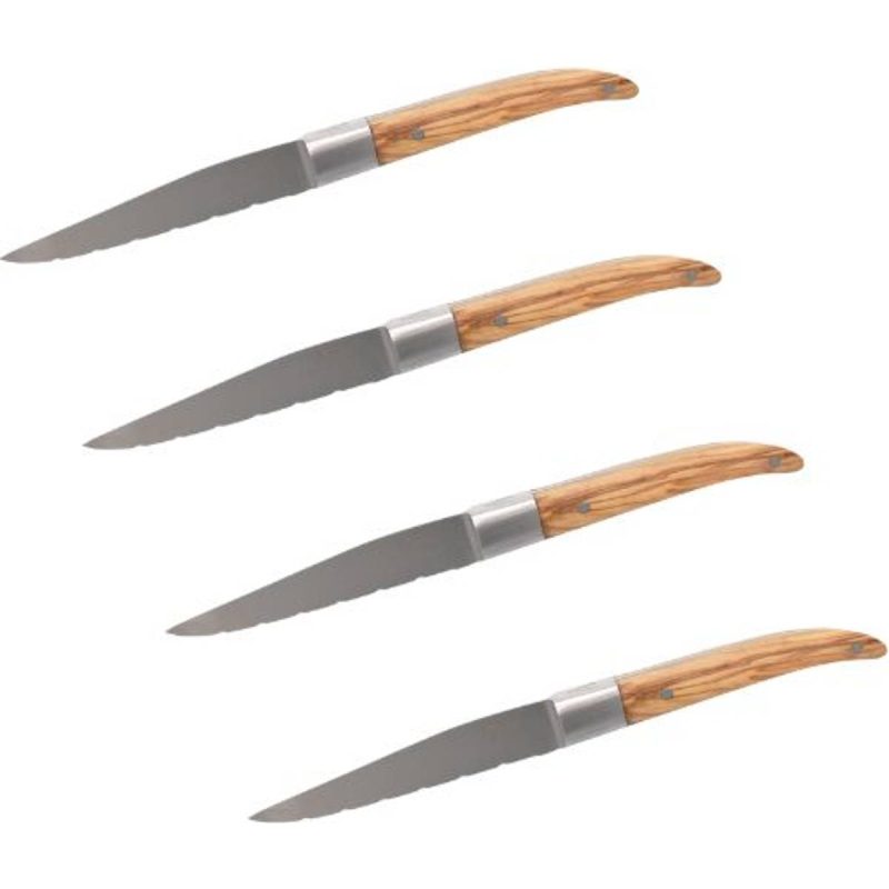 Laguiole Heritage Knive Oliven 4 Stk