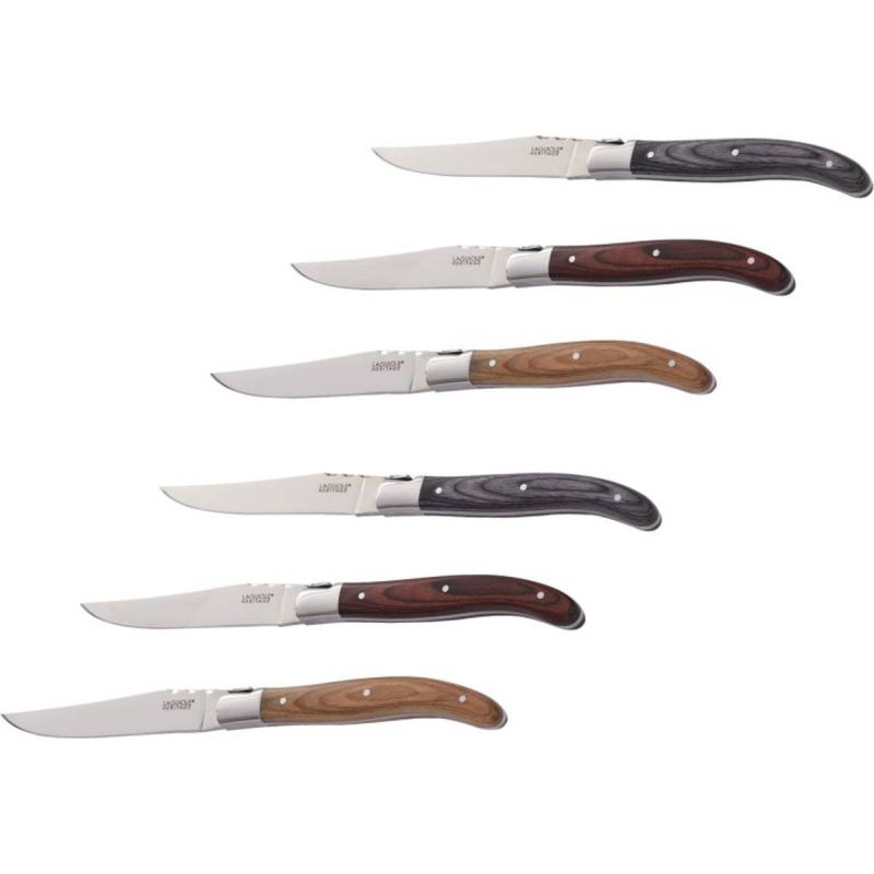 Laguiole Heritage Knive Pakka 6 Stk