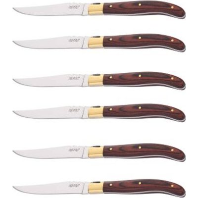 Laguiole Heritage 6stk Steakknive Pekka Træ