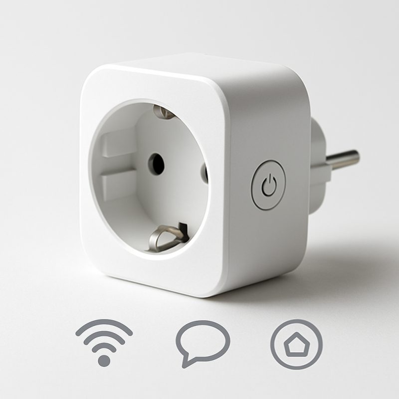 Smart WiFi-stikdåse med stemmestyring til dit hjem