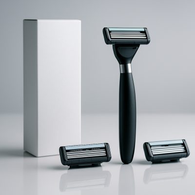  haver fra ShaveBuddy - Gratis Skaft - 5 Blade med USA Diamant-Platin Belægning