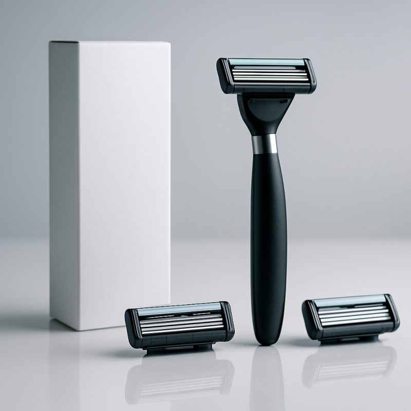  haver fra ShaveBuddy - Gratis Skaft - 5 Blade med USA Diamant-Platin Belægning