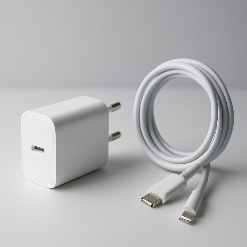 Hurtigoplader med USB-C og Lightning - Effektiv opladning til din hverdag
