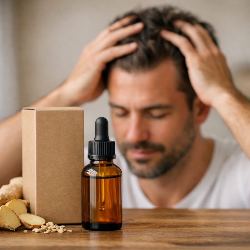Hårserum med ingefær mod hårtab - naturlig løsning til alle hårtyper (4)