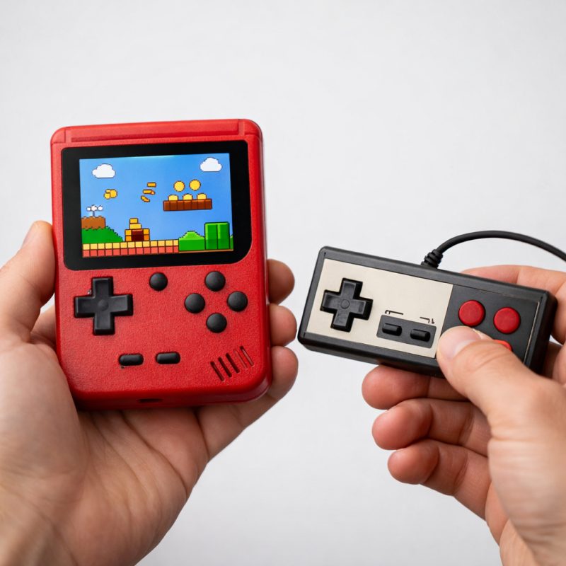 Deal på Retro spillekonsol med 400 klassiske spil - nostalgisk sjov