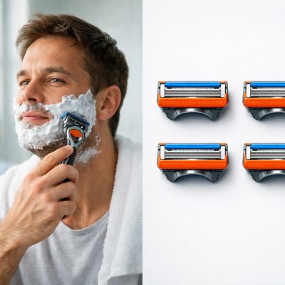 8 stk. Gillette Fusion barberblade til skånsom barbering